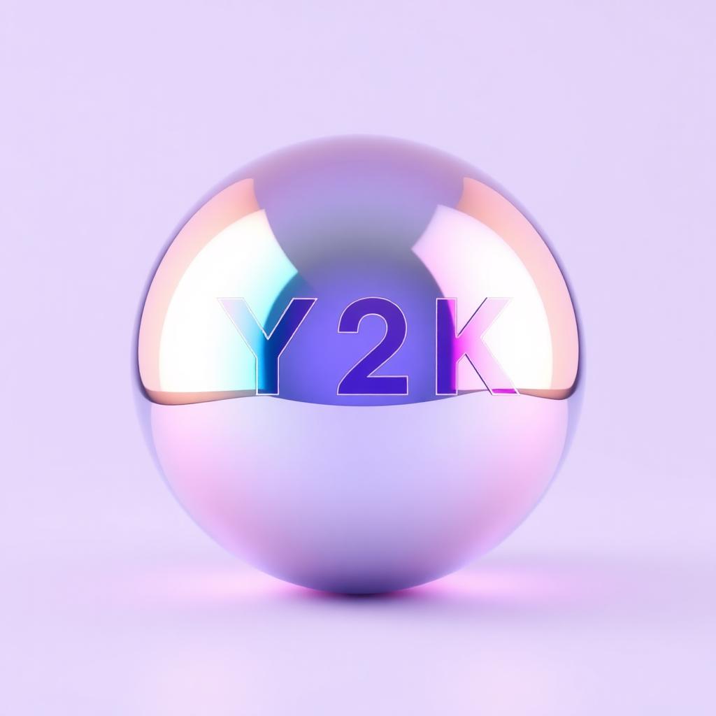 Glossy chrome Y2K orb representing Ariful Arnab's digital craft